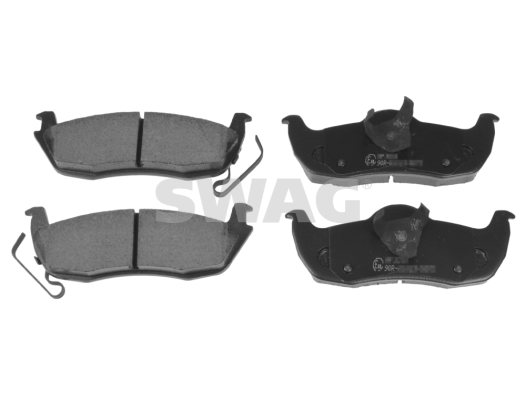 set placute frana,frana disc 14 11 6339 SWAG